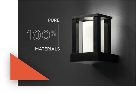 100% pure materials